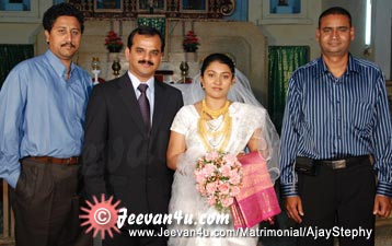 Ajay Stephy Wedding Photo